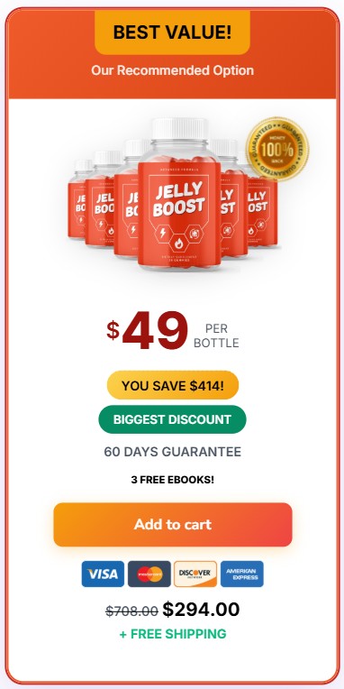 Jelly Boost 6 Bottle Price